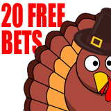 Juicy Stakes Giving Players 20 Free Bets on Table Games, Video Poker & Wheel Games on Thanksgiving Day